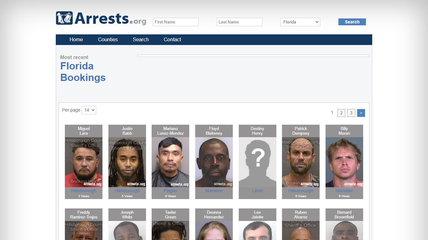 Florida Arrests and Inmate Search